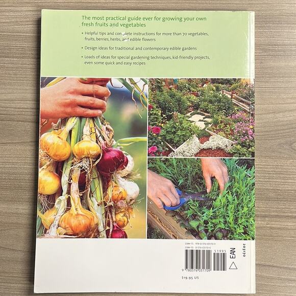 Edible Garden Sunset PB Book Gardening Vegetables Berries Fruit Trees More - Picture 3 of 6